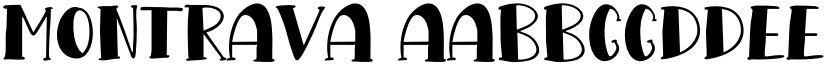 MONTRAVA font download