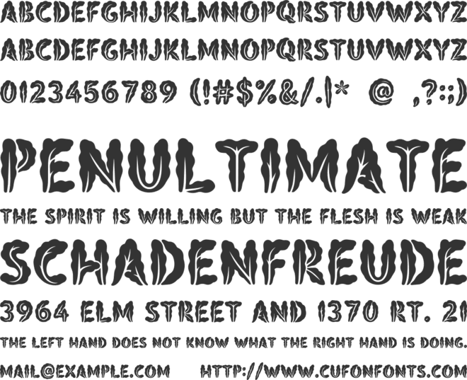 Sawira font preview