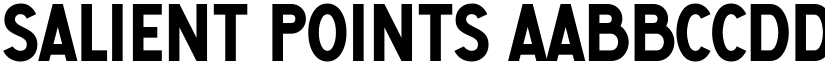 Salient Points font download