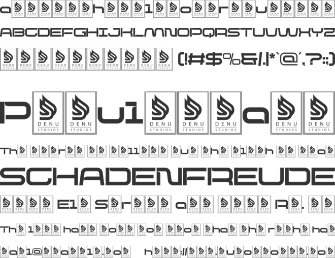 Luroha font preview