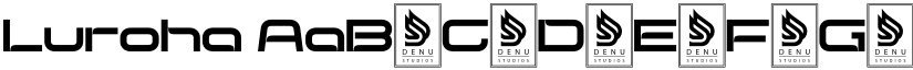 Luroha font