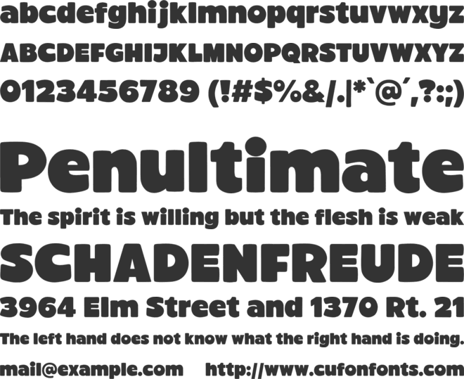 First Bunny font preview