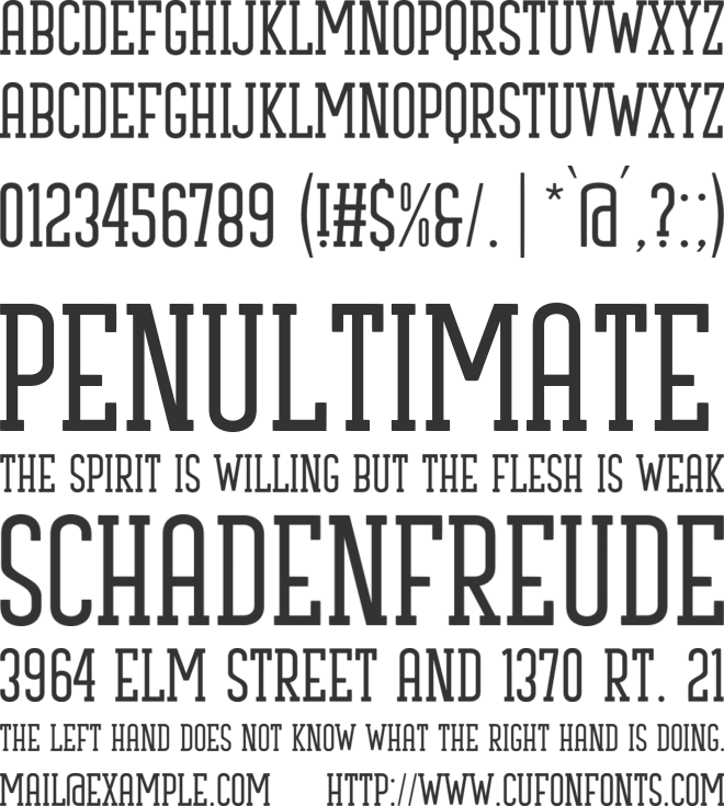 Classic Fashion font preview