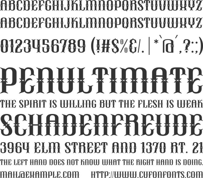 Whisper Scaries font preview