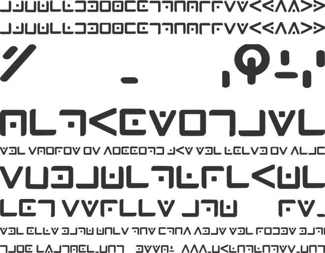 Piglatin font preview