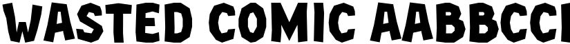 Wasted Comic font download