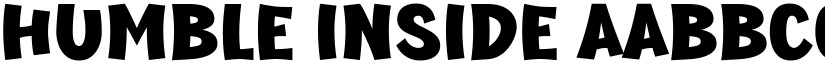 Humble Inside font