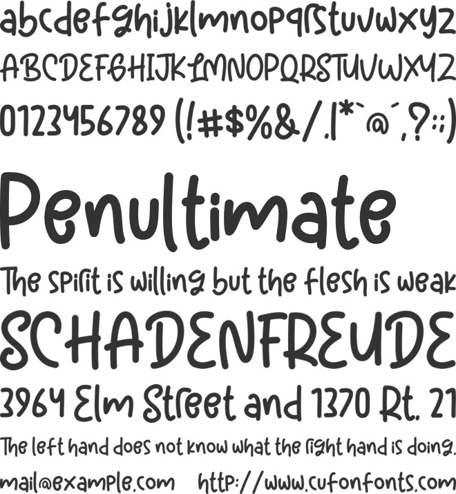 Loheran Sisca font preview