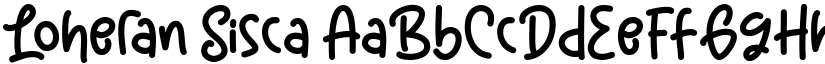 Loheran Sisca font