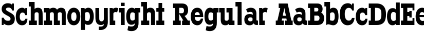 Schmopyright font download