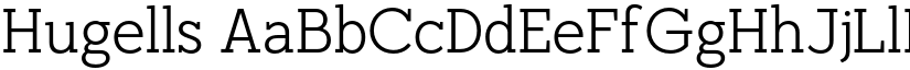 Hugells font