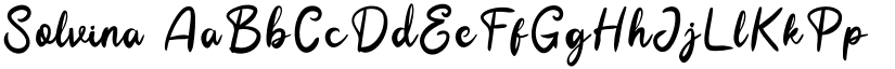 Solvina font download