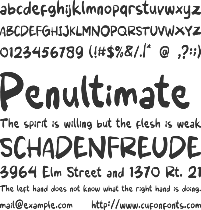 KARLO font preview