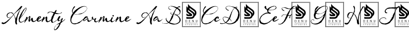 Almenty Carmine font download