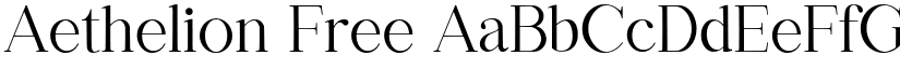 Aethelion Free font