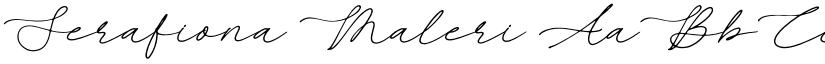Serafiona Maleri font download