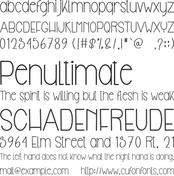 Simple Picture font preview