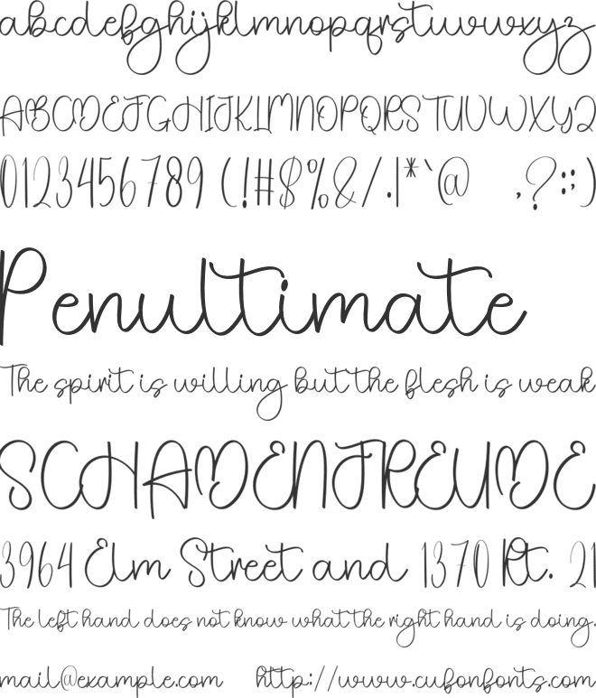 This Honey font preview