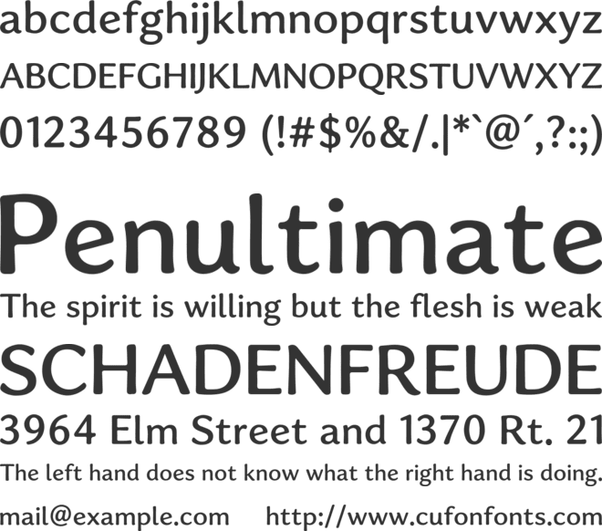 Aurelia Sunlight Free font preview