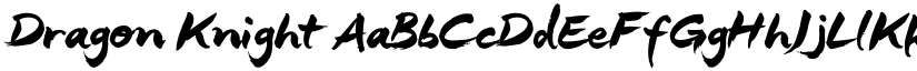 Dragon Knight font download
