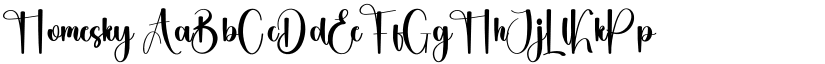 Homesky font download