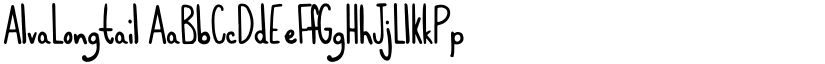 AlvaLongtail font