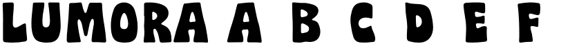 LUMORA font