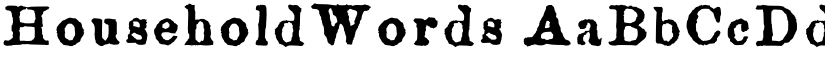 HouseholdWords font download