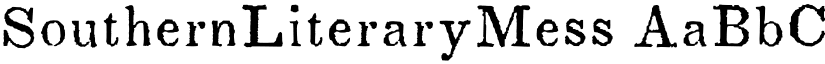 SouthernLiteraryMess font download