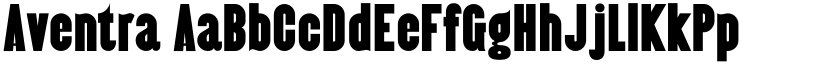 Aventra font