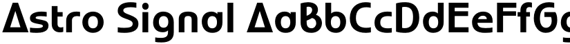 Astro Signal font