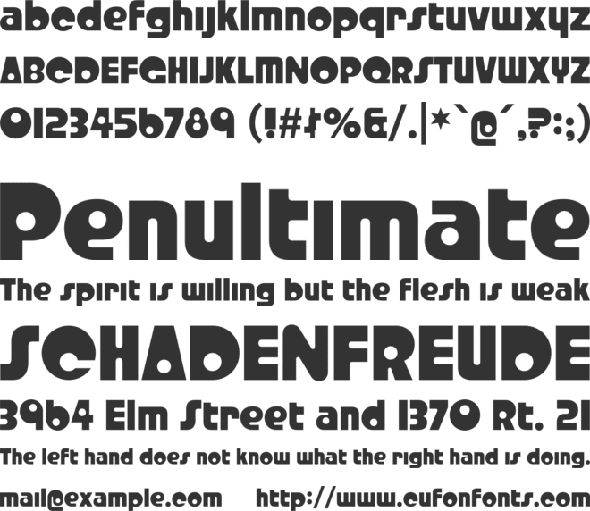 Analog Freak font preview