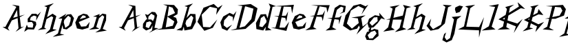 Ashpen font download
