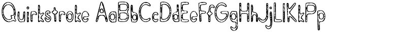 Quirkstroke font download