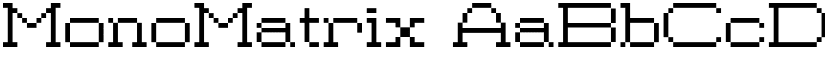 MonoMatrix font download
