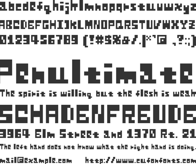 StartSignal font preview