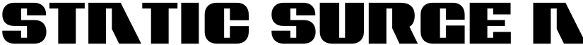 Static Surge font download