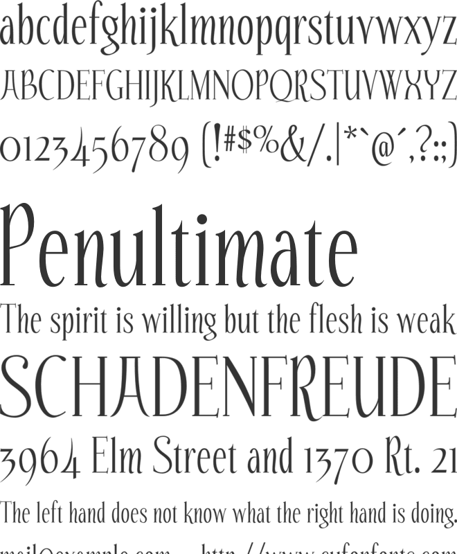 Stellar Swing font preview