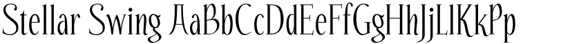 Stellar Swing font