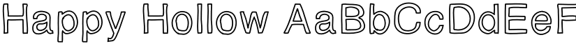 Happy Hollow font
