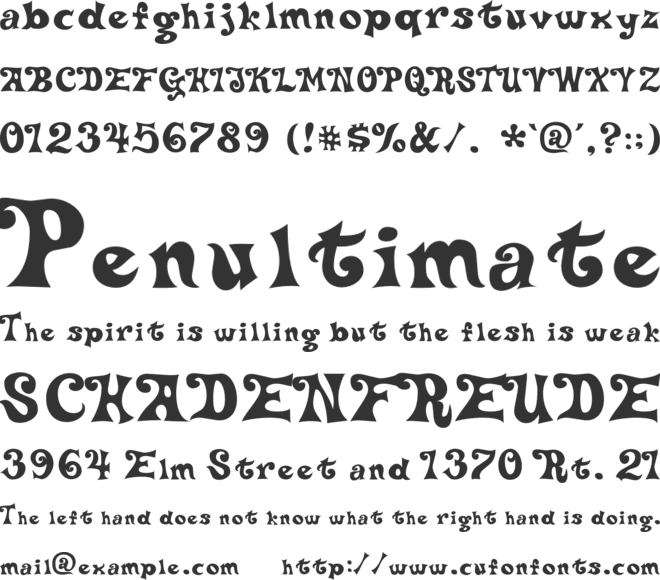Caramel Kingdom font preview