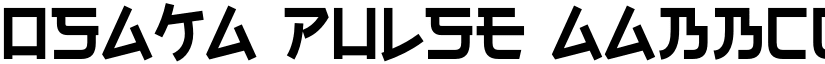 Osaka Pulse font download