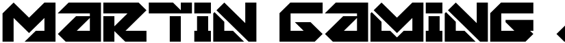 Martin Gaming font download