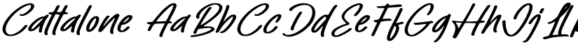 Cattalone font