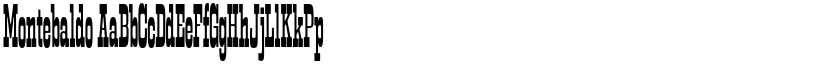 Montebaldo font download