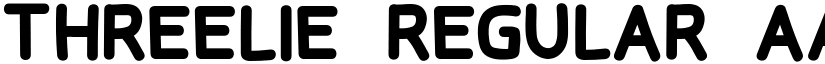 THREELIE Regular font