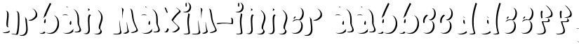 urban maxim-inner font