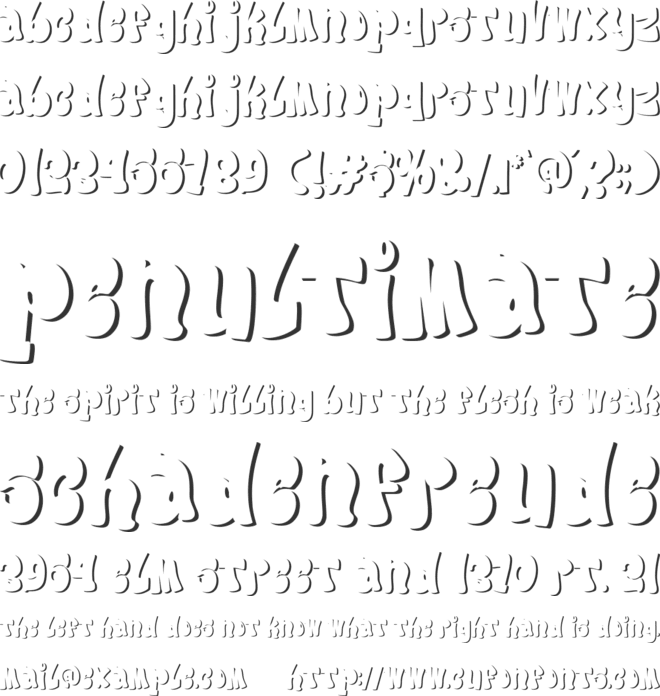 urban maxim-inner font preview