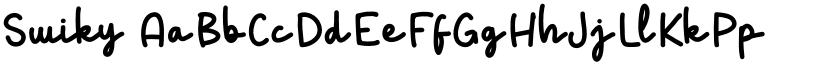 Swiky font