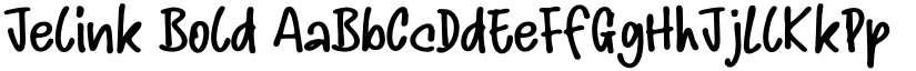 Jelink Bold font